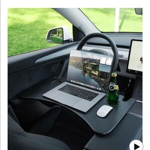 YONZEE Foldable Desk Tray for Tesla Model Y 3 S X Y Table with Support New